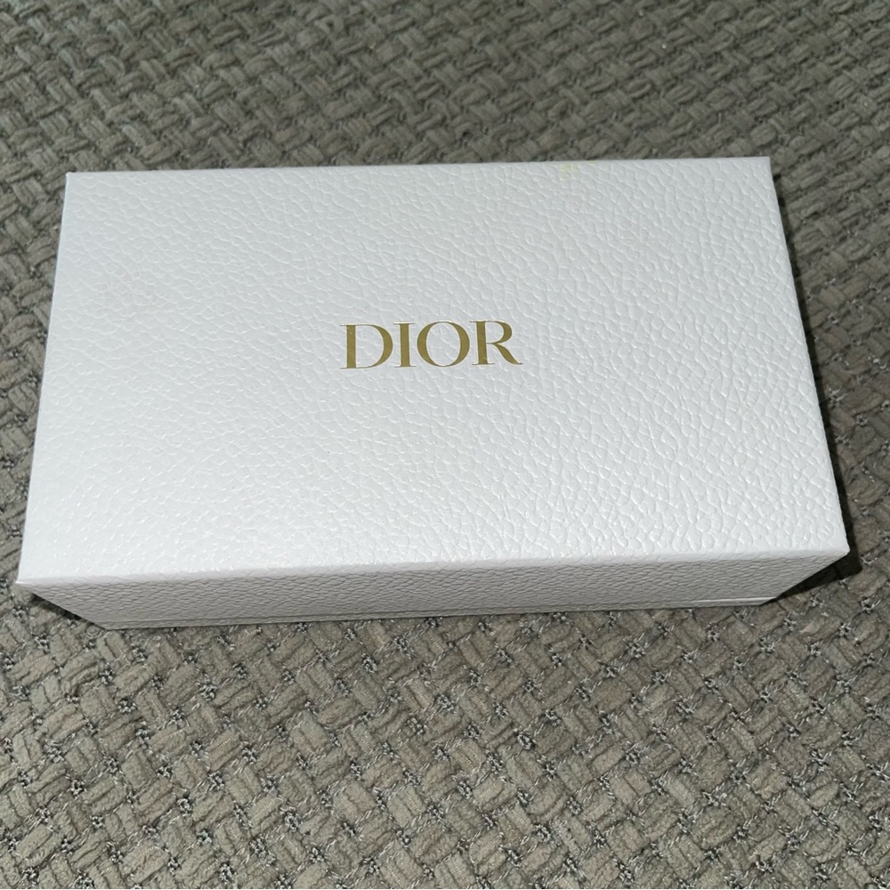 Dior white gold empty gift box
